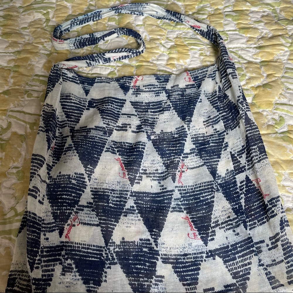Free people fabric tote bag